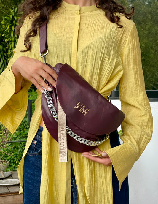 Reptilia Bag XL Burgundy