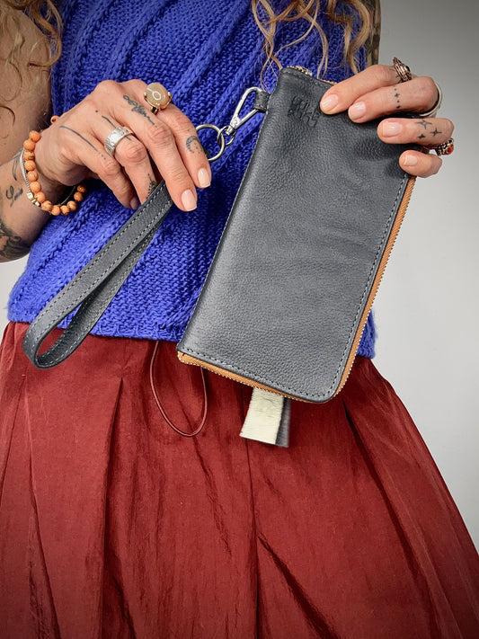 Billetera de viaje Gris Navy