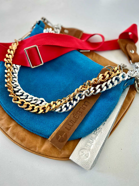 Dúo Bag Miel Turquesa