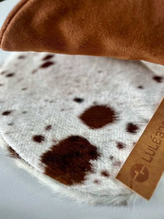 Dúo Bag Vaca Blanca y Miel