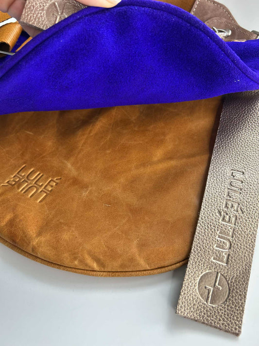 Dúo Bag Miel y Azul Violeta