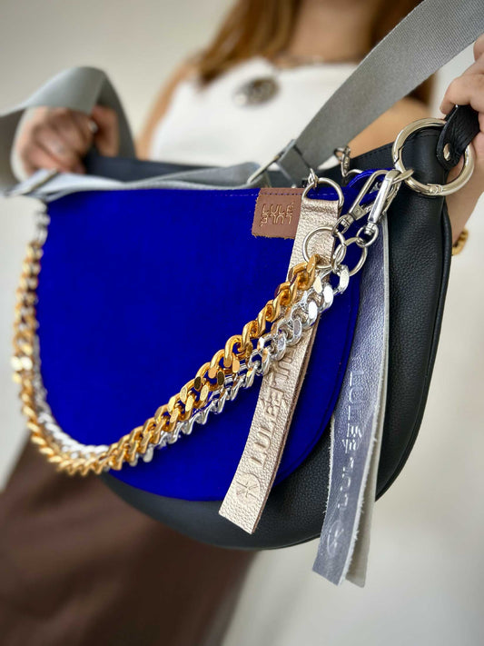 Dúo Bag Negro y Azul Violeta