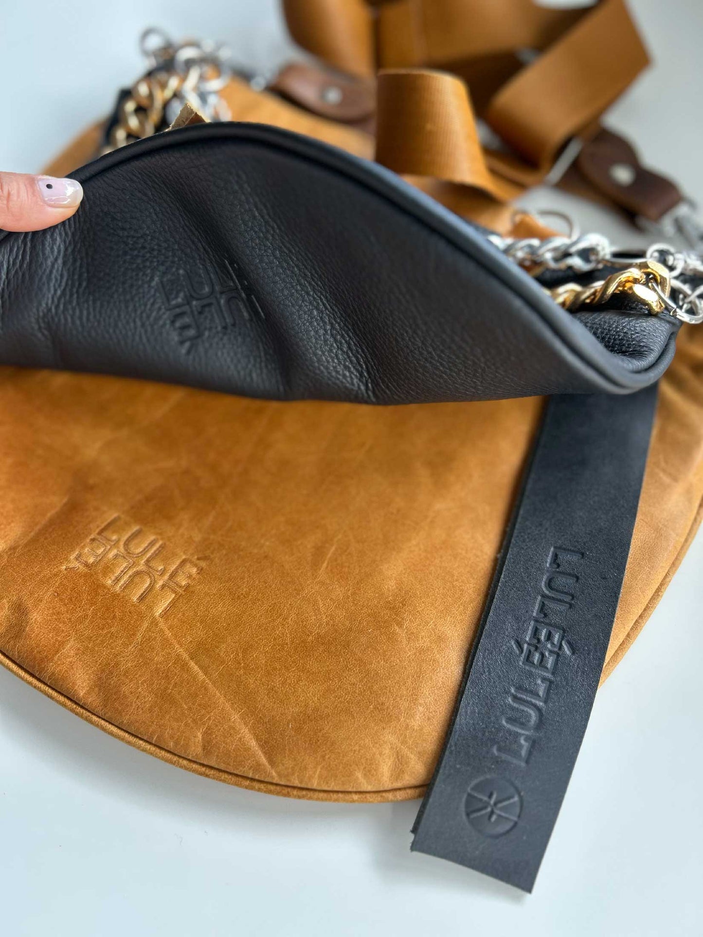 Dúo Bag Negro y Miel