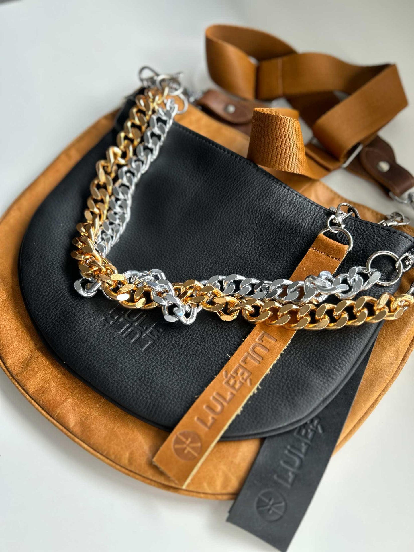 Dúo Bag Negro y Miel
