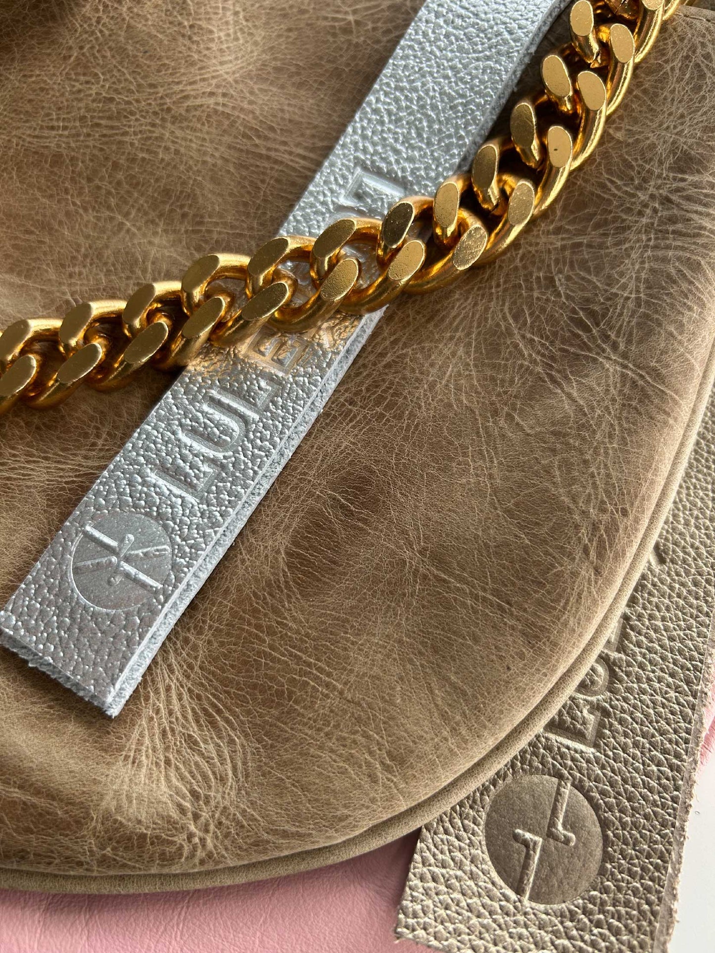Dúo Bag Taupe y Rosa