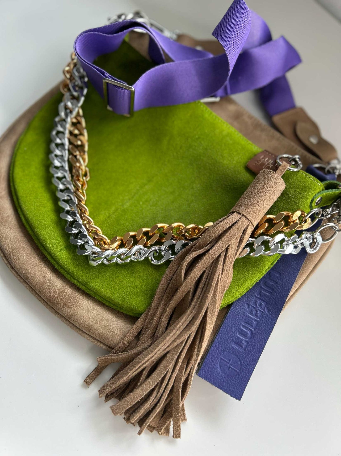 Dúo Bag Taupe y Verde