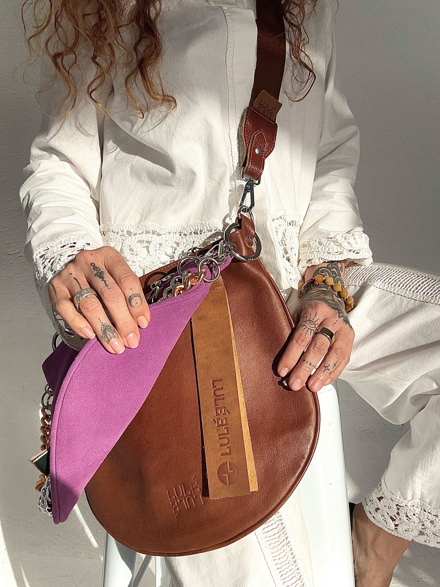 Dúo Bag Miel y Lila