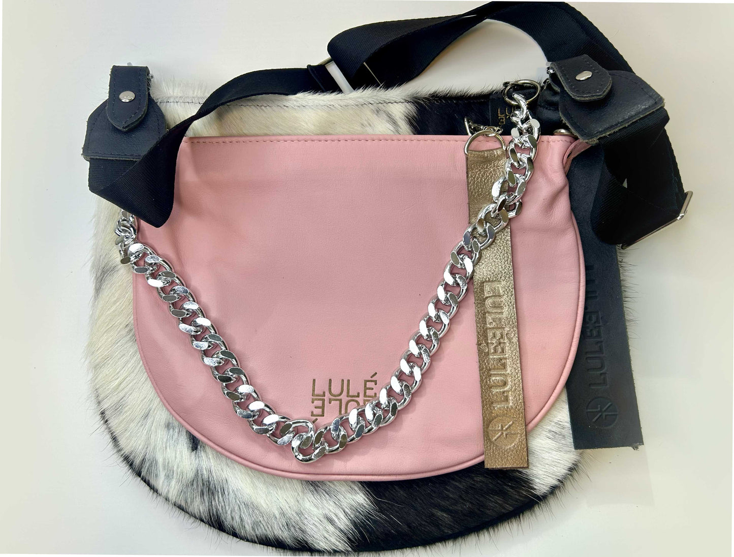 Dúo Bag Cow Rosa