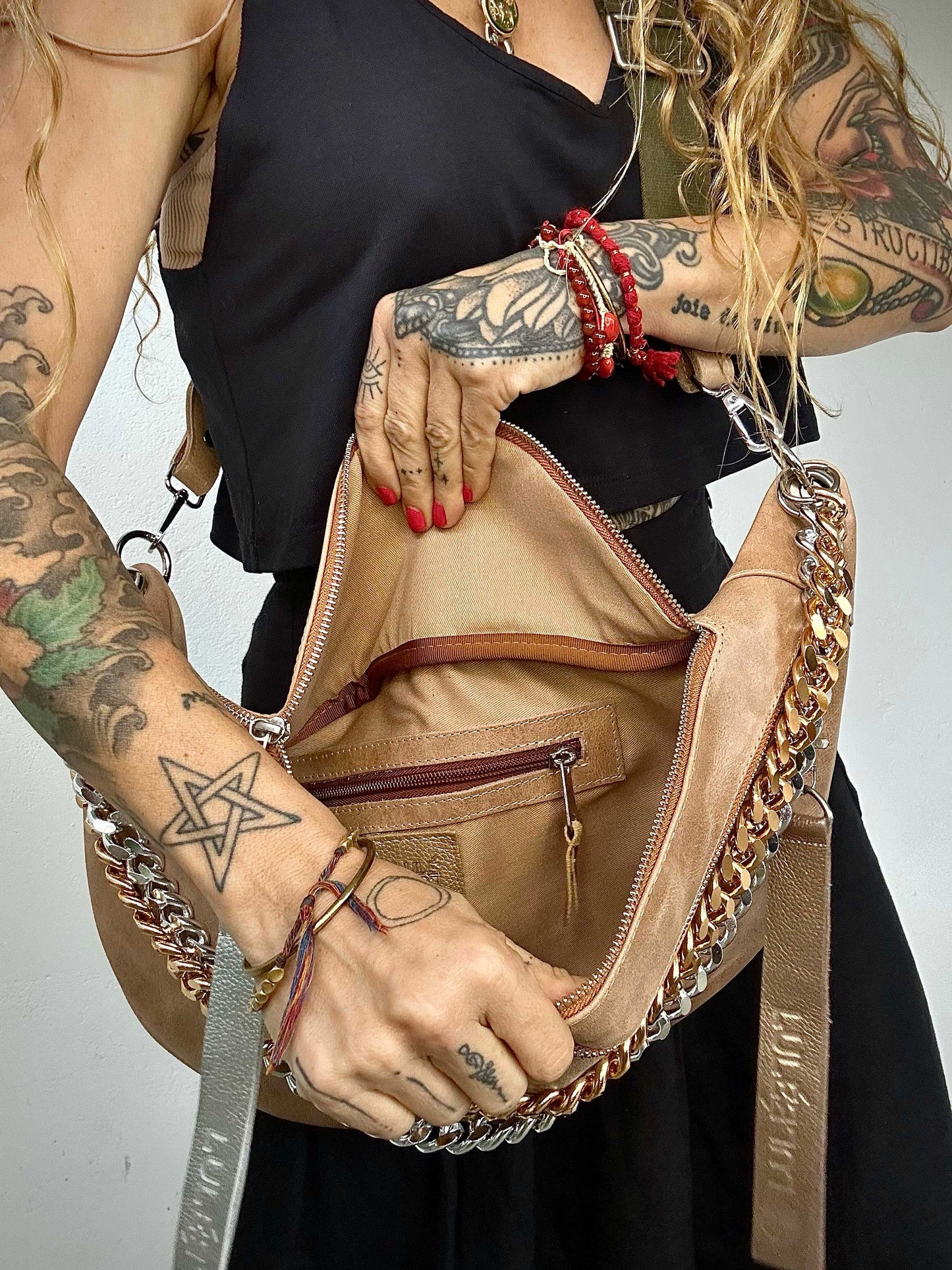 Hendrix bag Wood