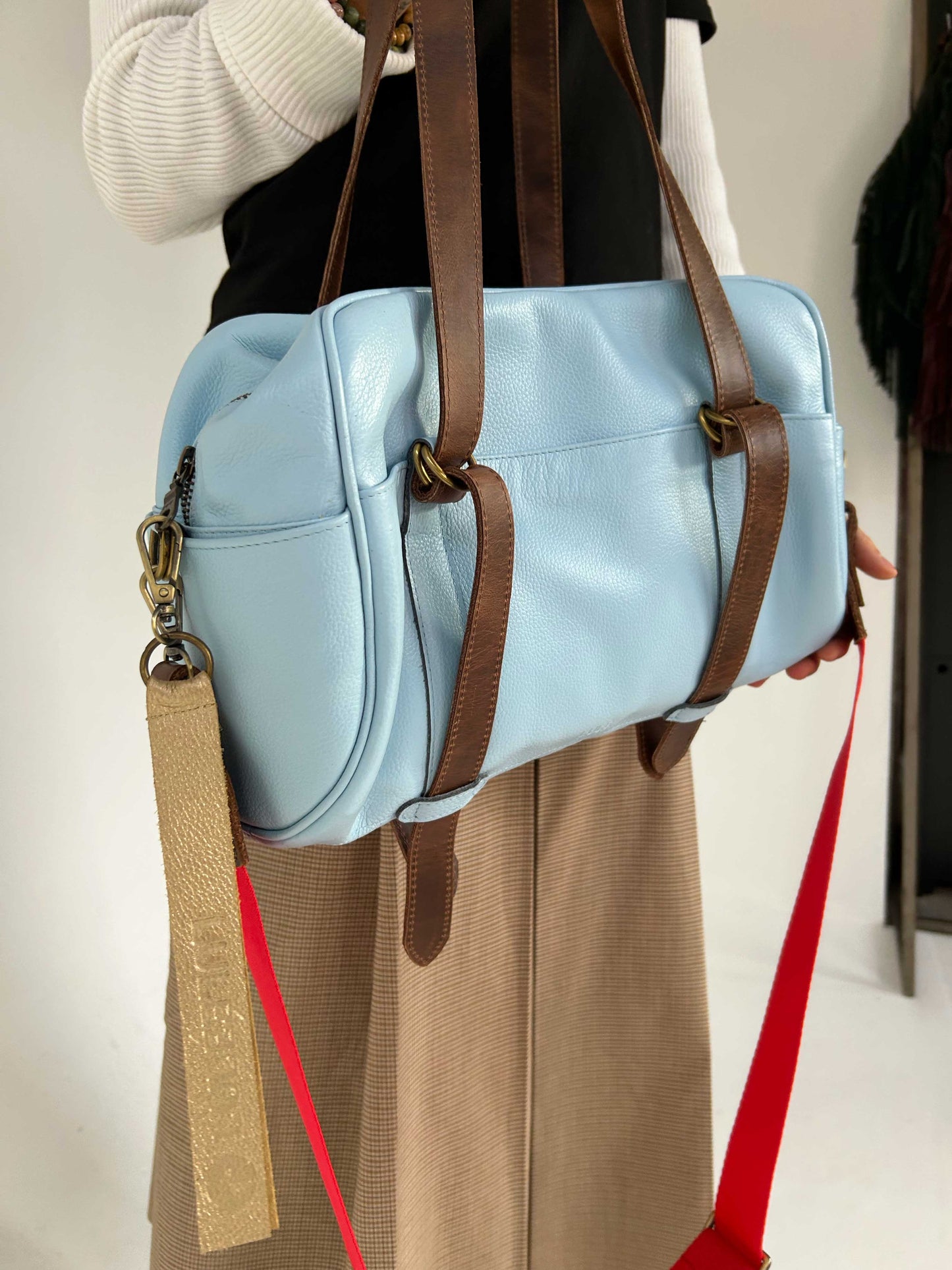 Lulé Bag Azul Cielo ( Mediana )