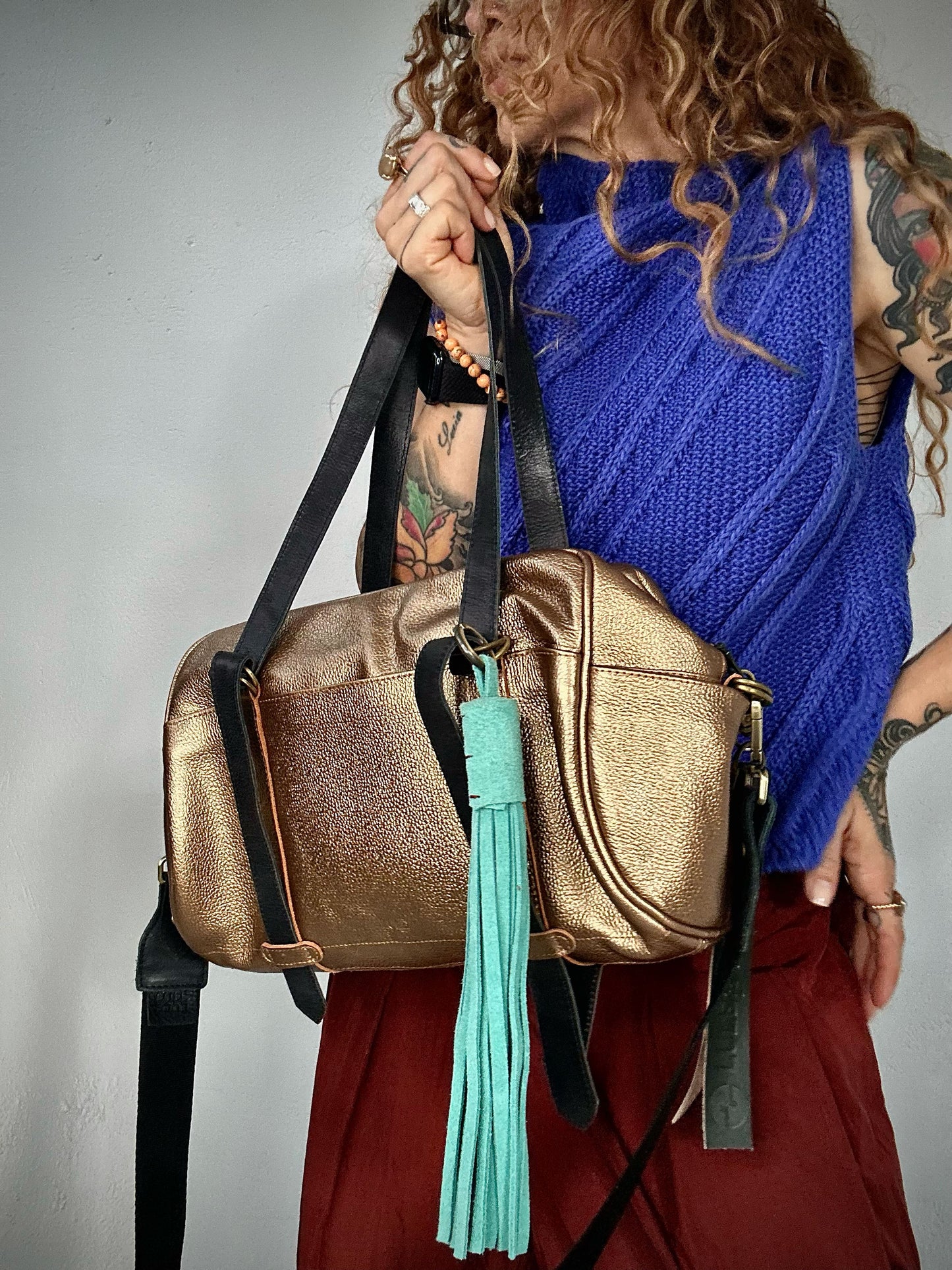 Lulé Bag Bronce Mediana