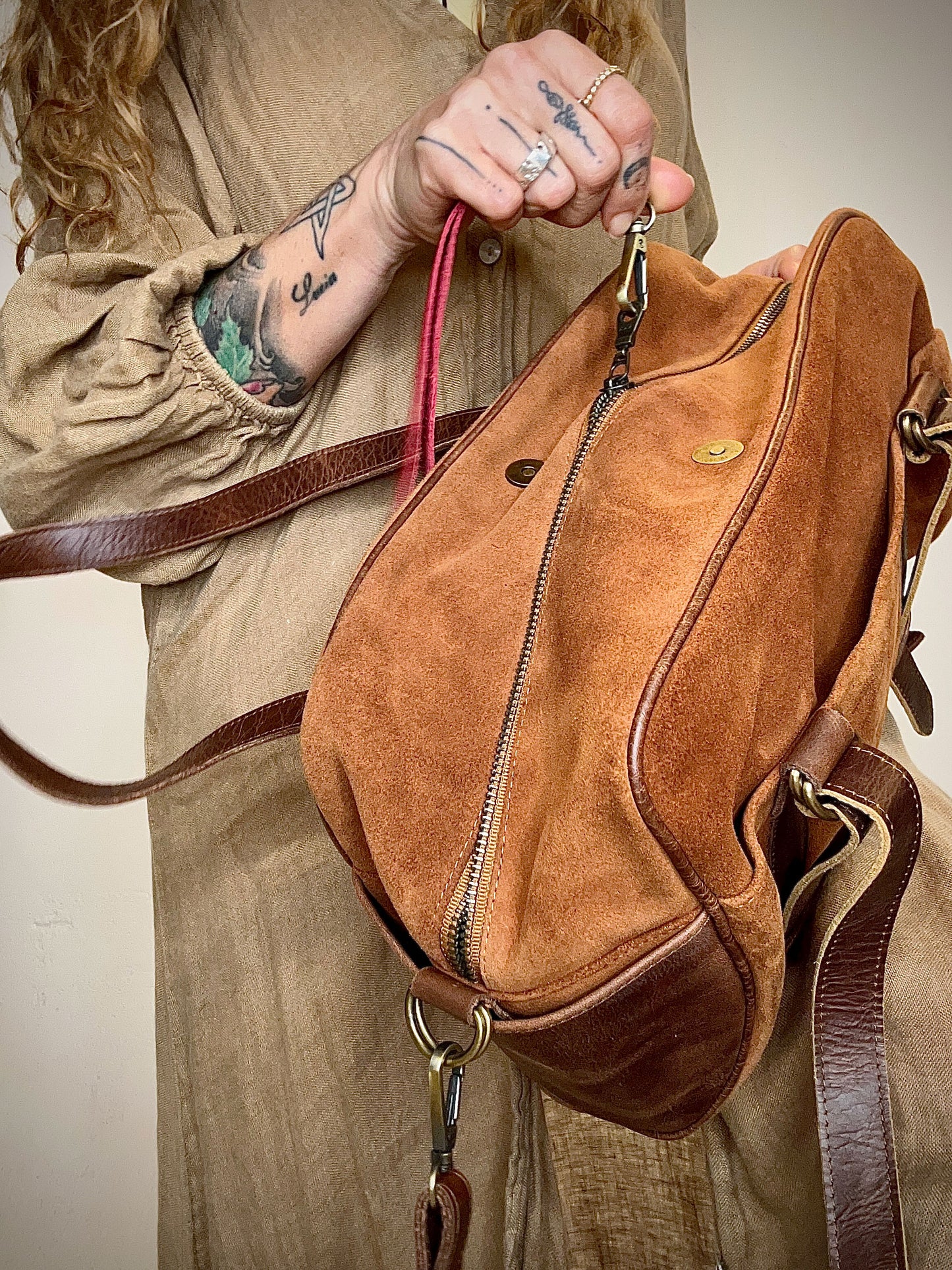 Lulé Bag Honey Suede