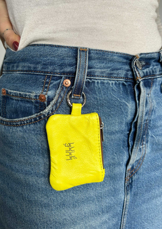 Monedera Lulé Amarilla Neón