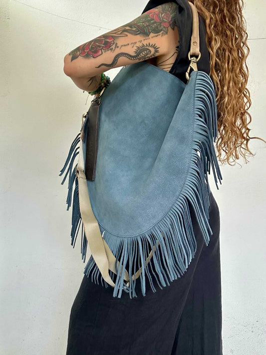 Nativa Bag Strap Gris Azul