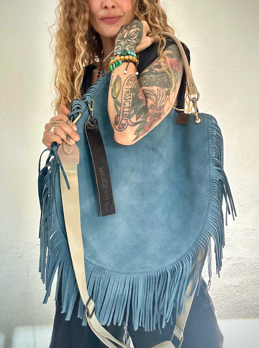 Nativa Bag Strap Gris Azul