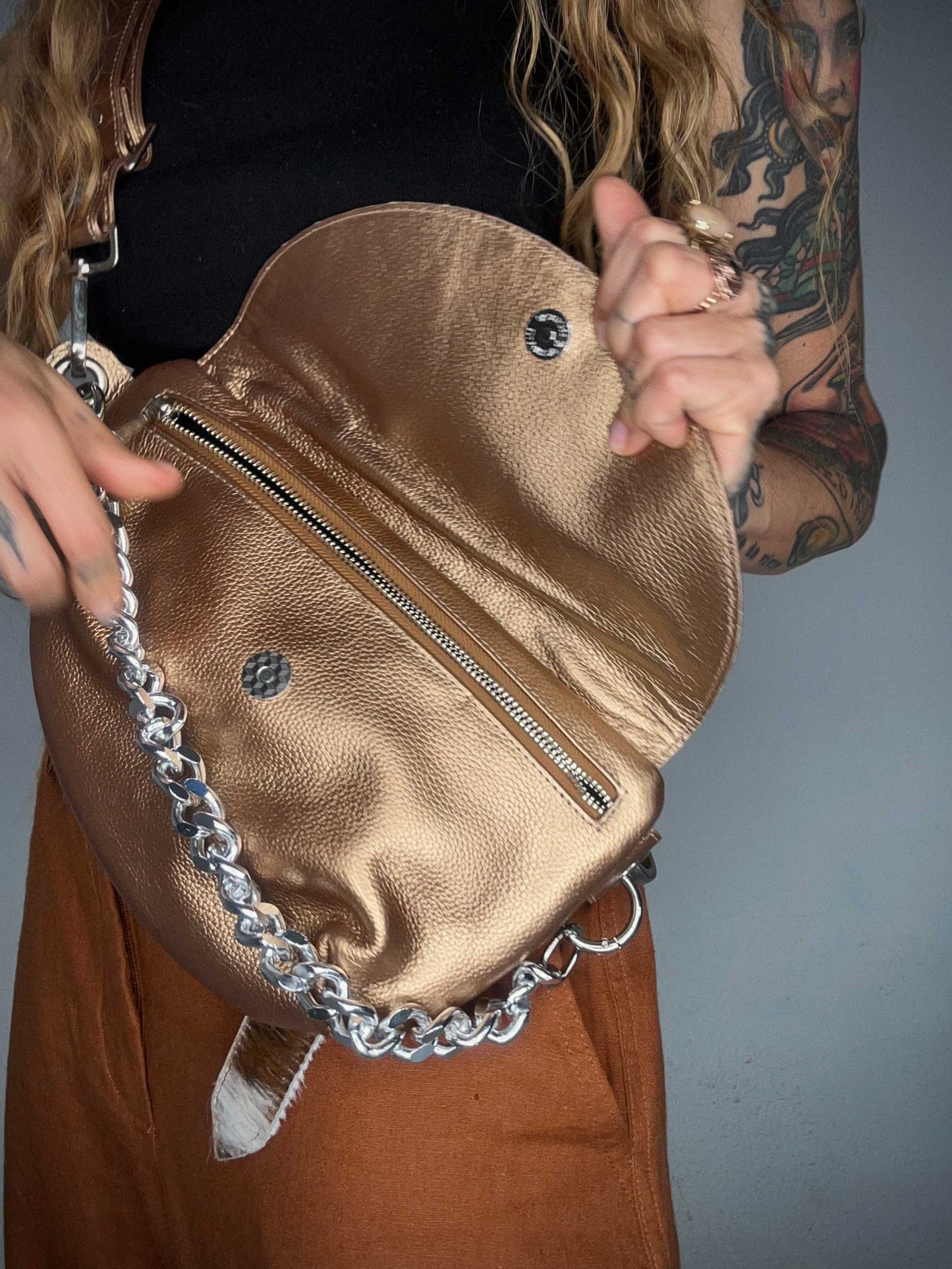 Reptilia Bag Bronce