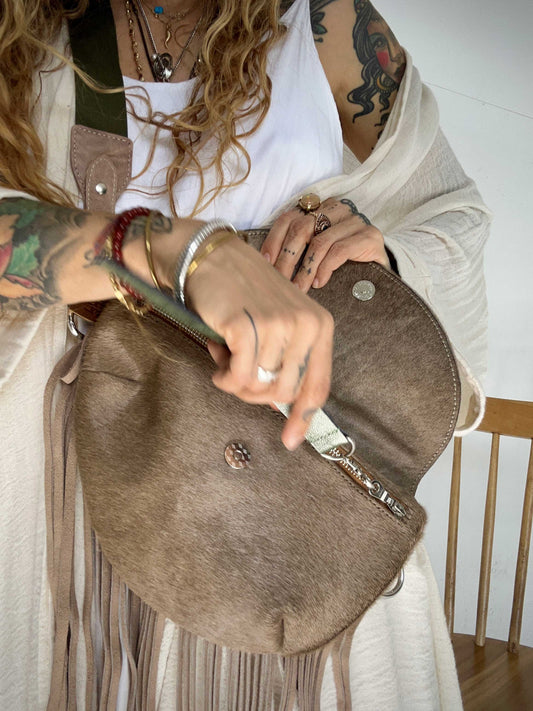 Reptilia Bag Natural Taupe