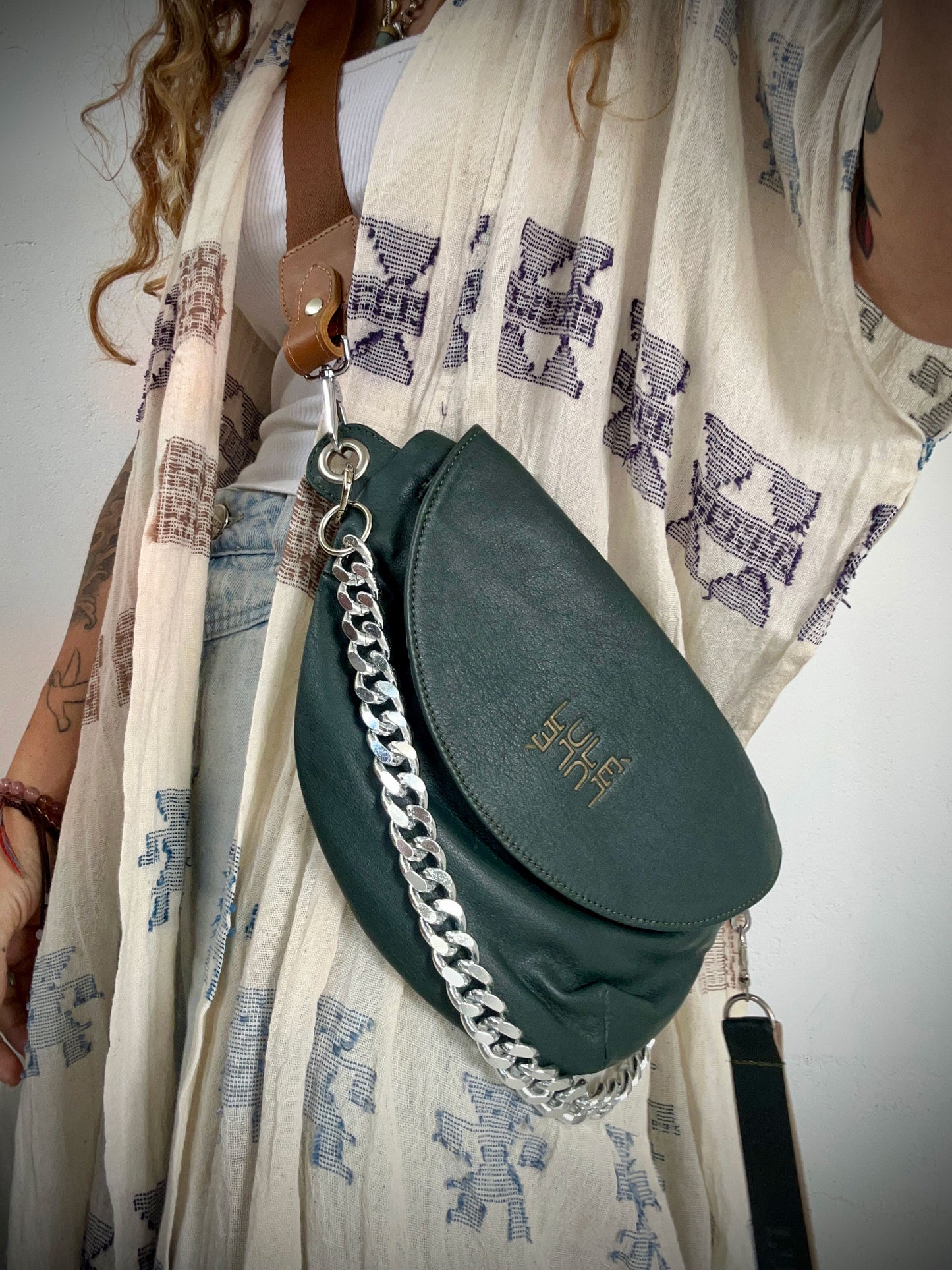 Reptilia Bag Verde Oscuro