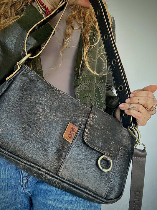 La Roma Bag Mini Negra