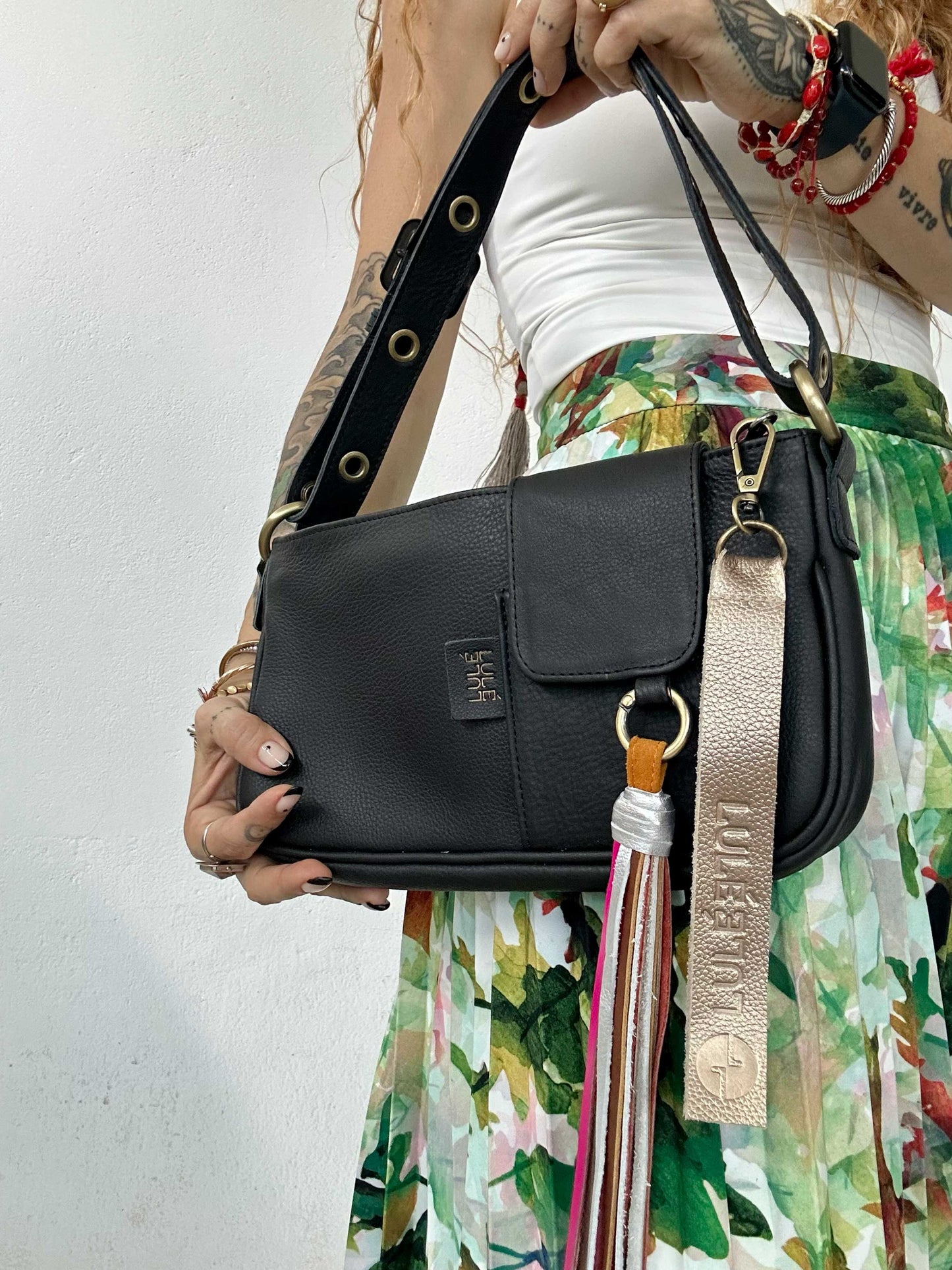 La Roma Bag Mini Negra