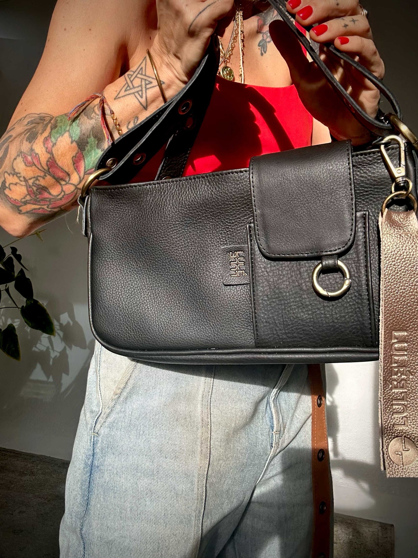 La Roma Bag Mini Negra