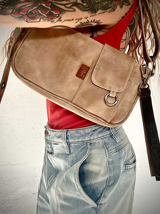 La Roma Bag Mini Taupe