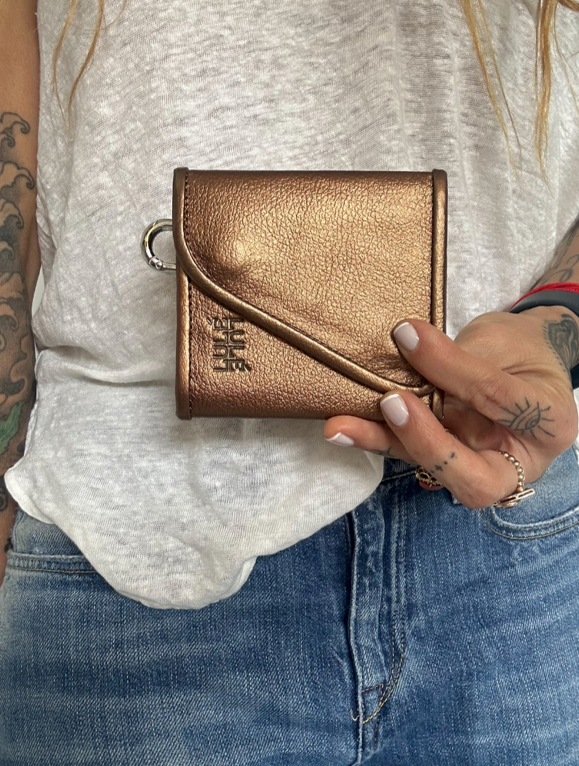 Small Lulé Wallet Copper