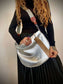 Dúo Bag Plateado y café