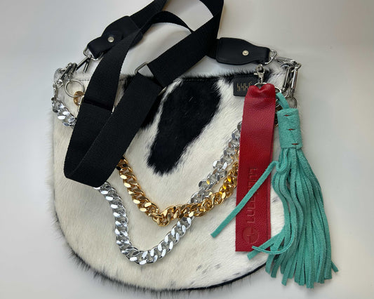 Arco bag Cow negro accesorios