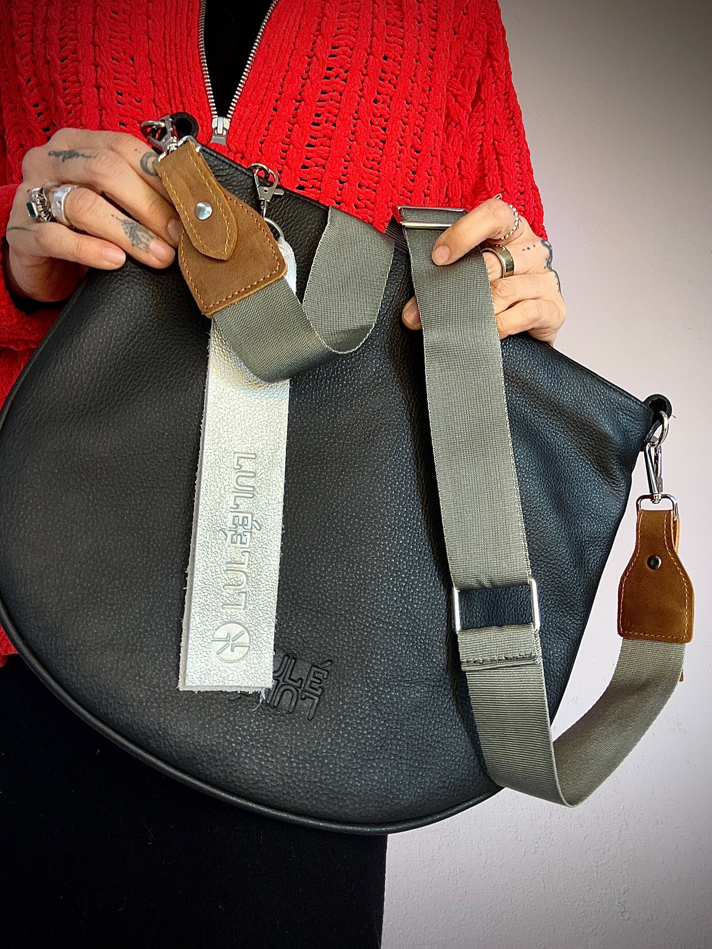 Dúo Bag Negro y Plata Noche