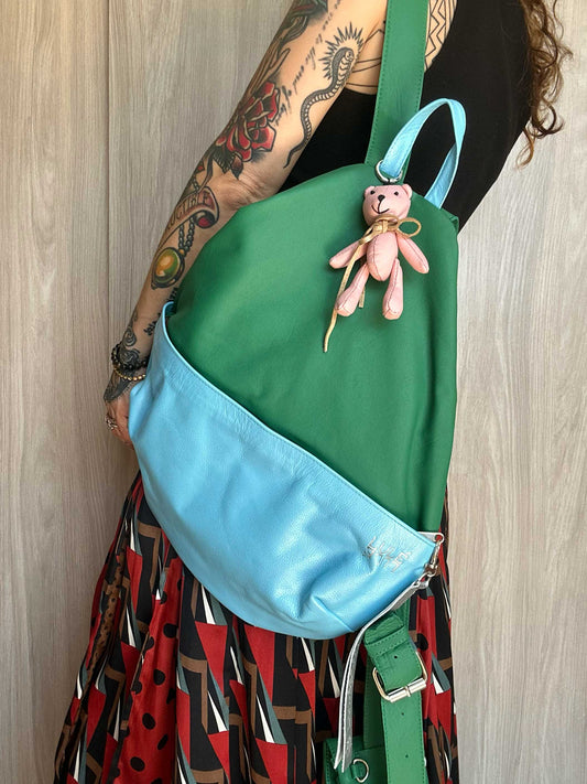 BagPack Green and Blue