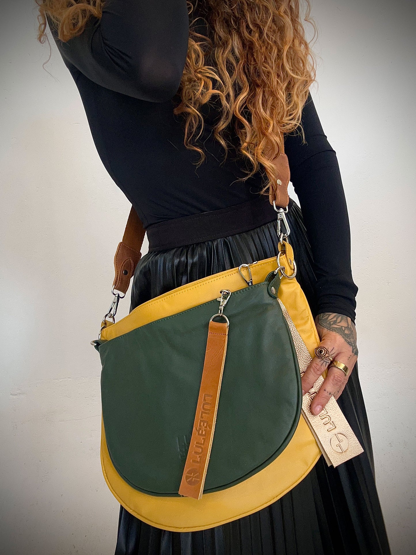 Dúo Bag Amarillo y verde
