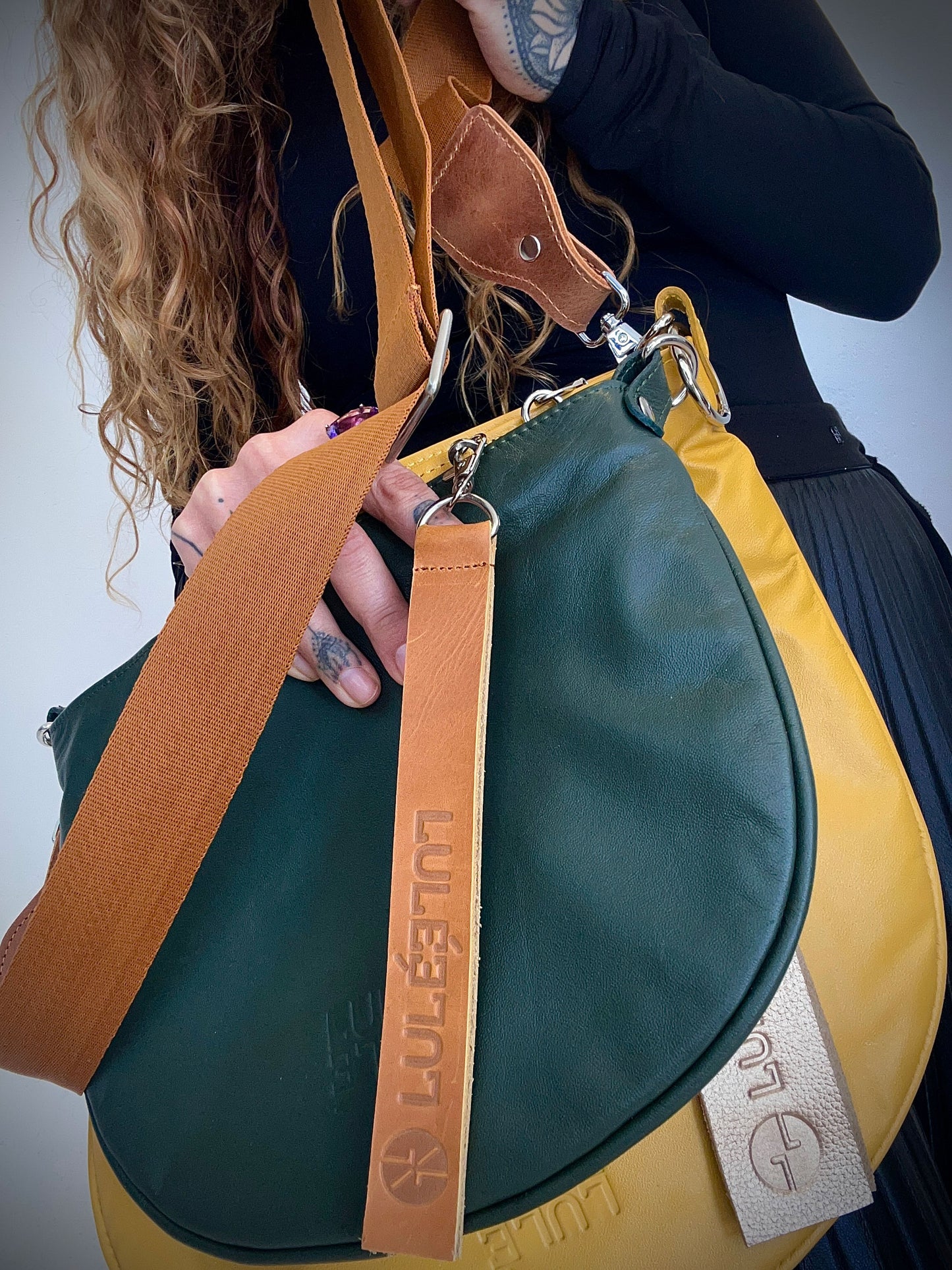 Dúo Bag Amarillo y verde