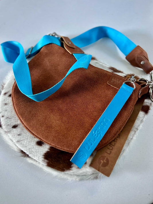 Dúo Bag Vaca Blanca y Miel