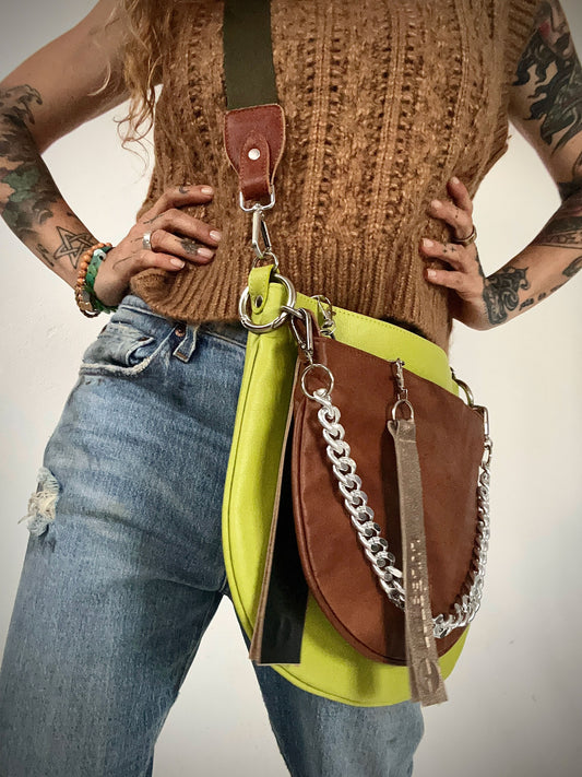 Dúo Bag Verde y Miel
