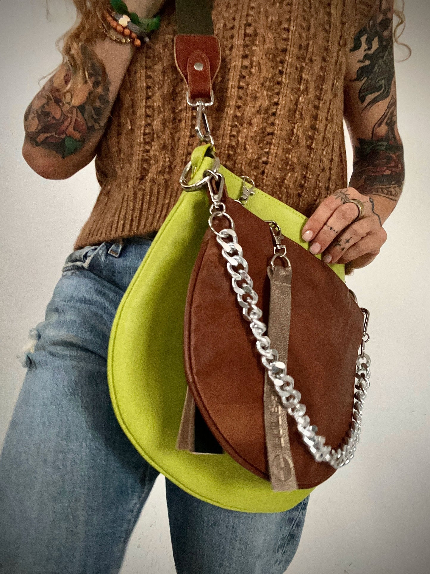 Dúo Bag Verde y Miel