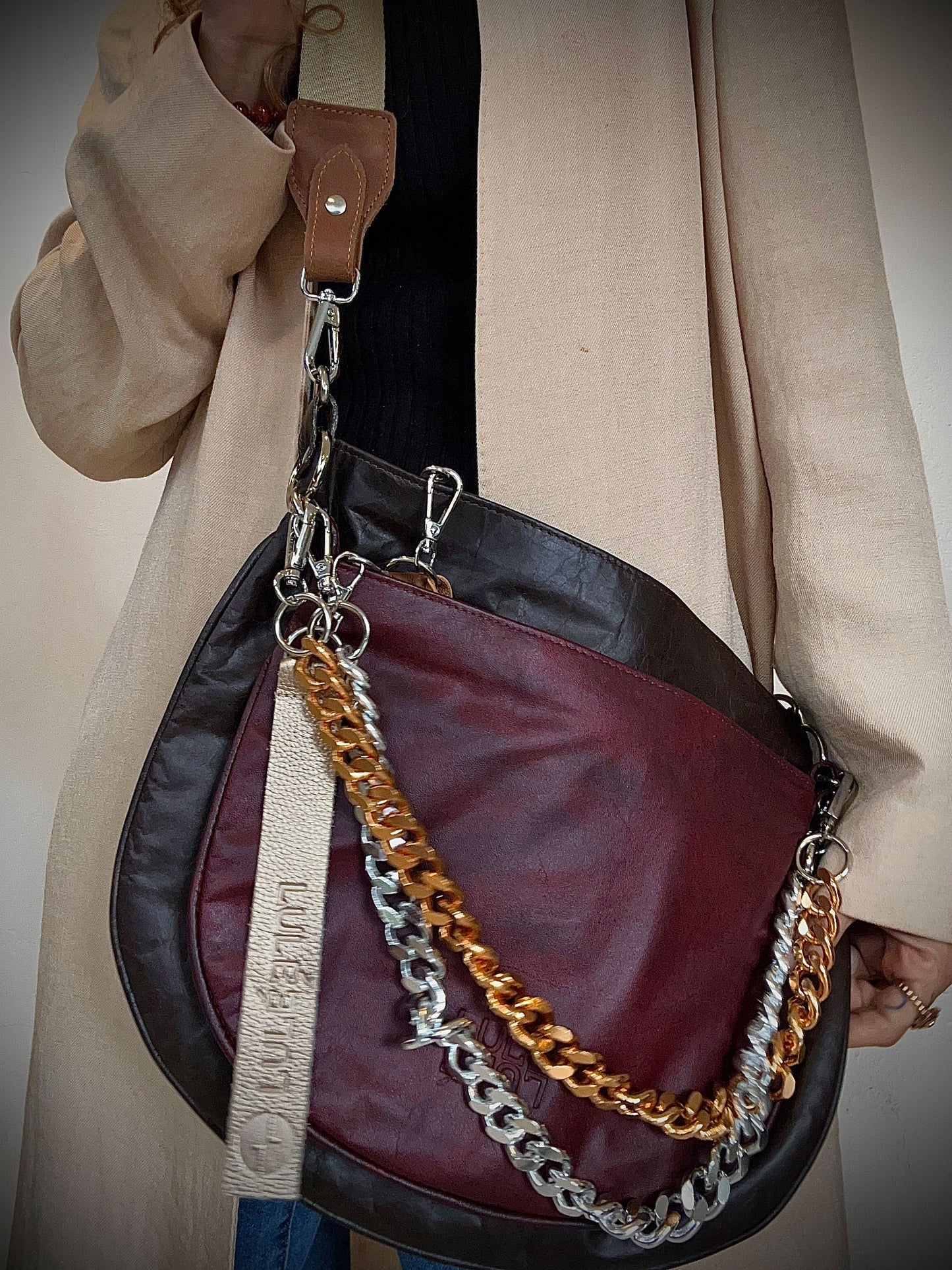 Dúo Bag Chocolate y Vinotinto