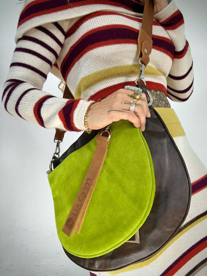 Dúo Bag Chocolate y verde