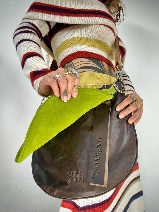 Dúo Bag Chocolate y verde