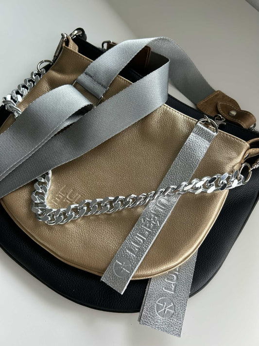Dúo Bag Negro y Dorado