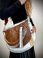 Dúo Bag Plateado y café