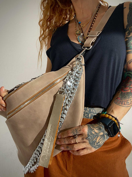 Hendrix bag Taupe mate