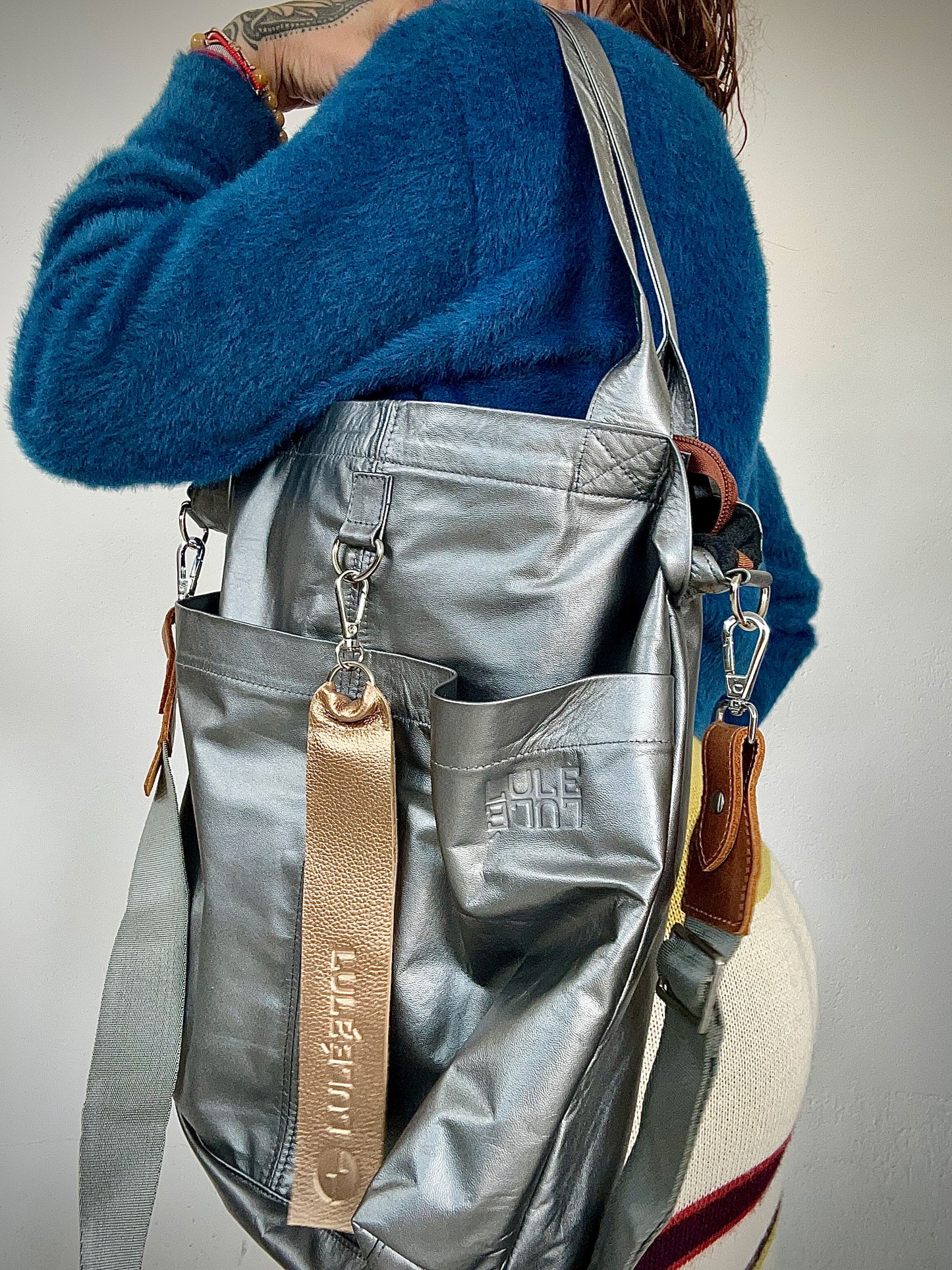 LOLO BAG Ultraliviano Plata Noche