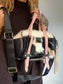Lulé Bag Manchas negras y rosa