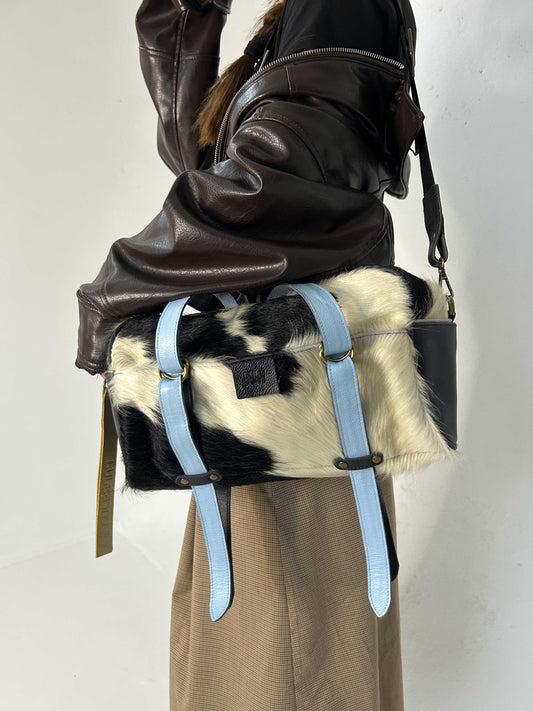 Lulé Bag Manchas Negras Mediana