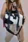 Lulé Bag Manchas negras y rosa