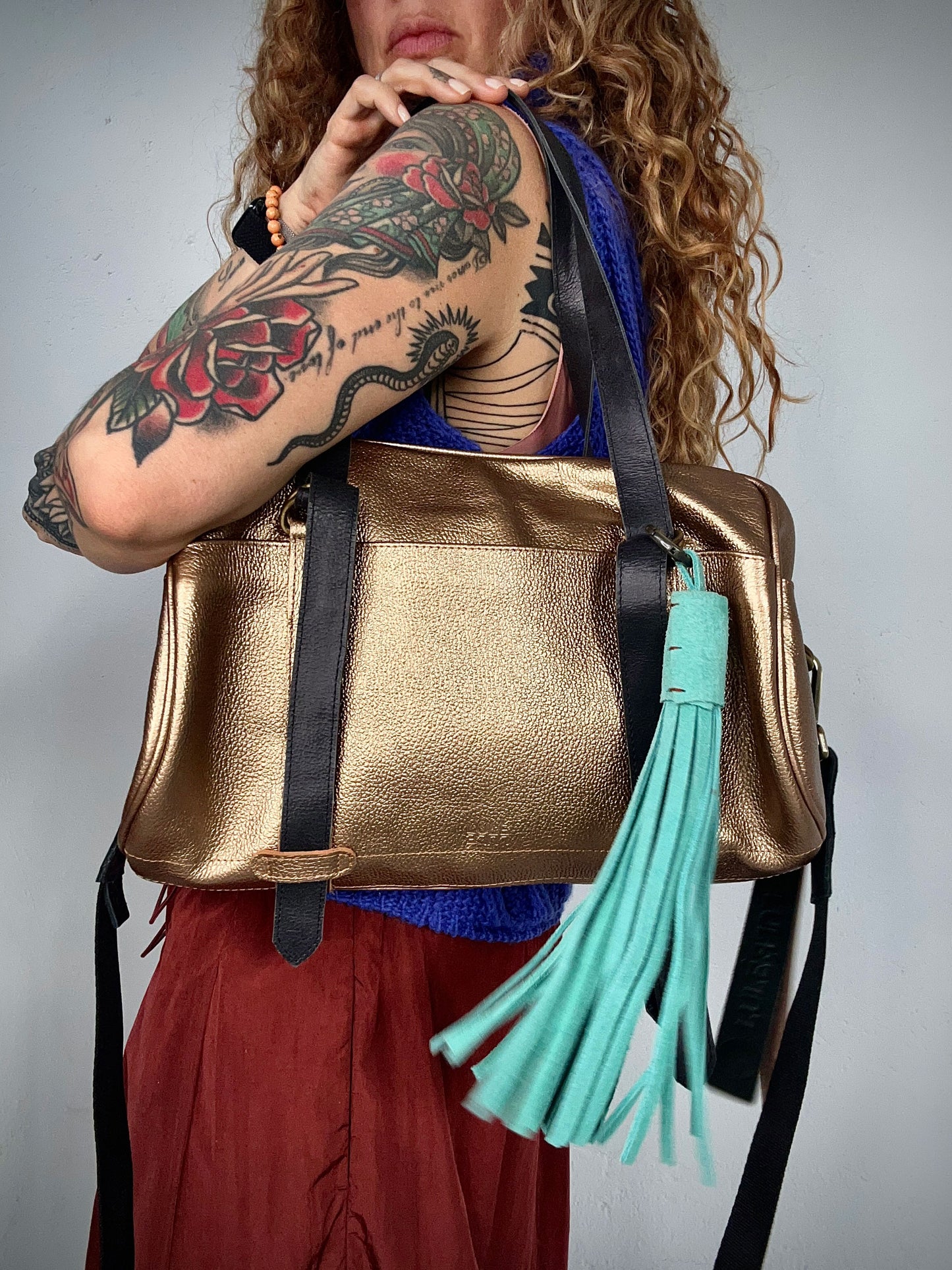Lulé Bag Bronce Mediana