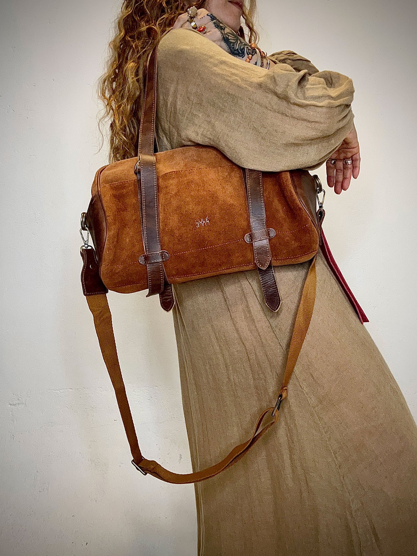 Lulé Bag Honey Suede