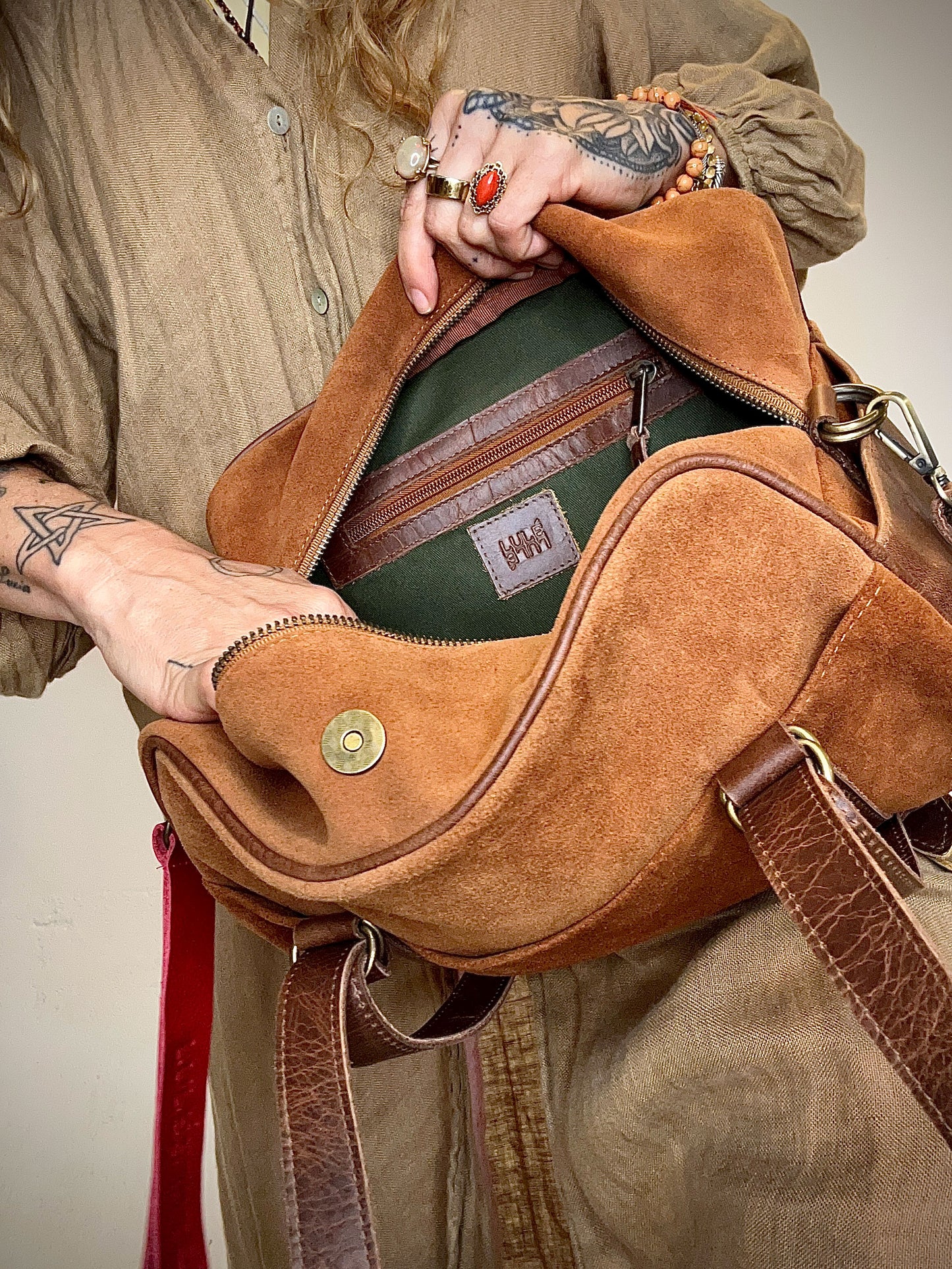 Lulé Bag Honey Suede