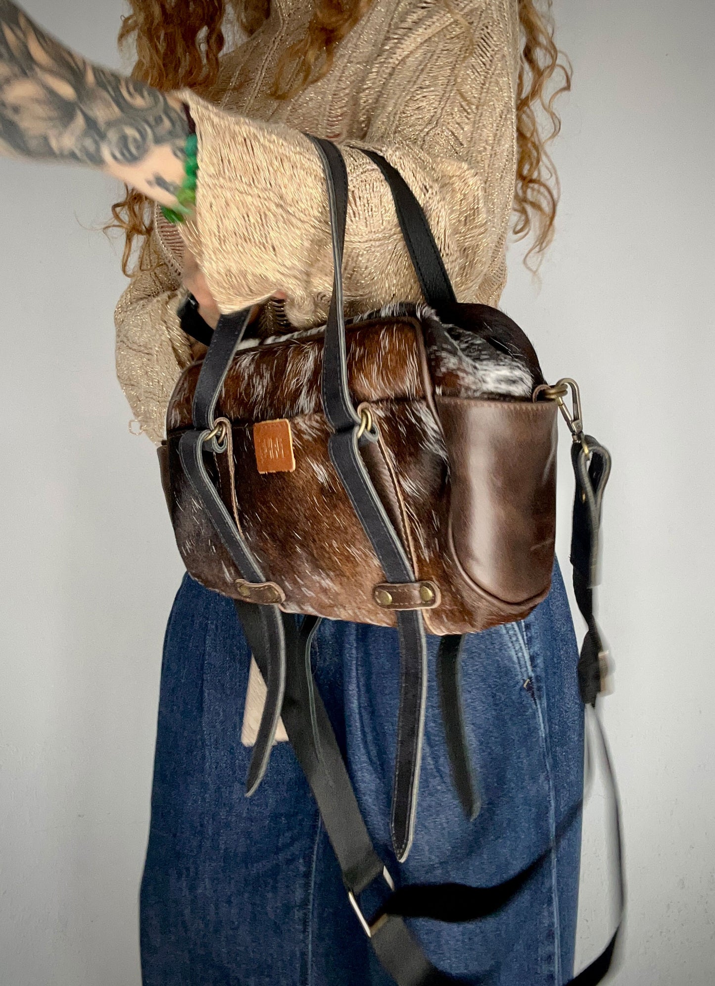 Lulé Bag Manchas Café Pequeña